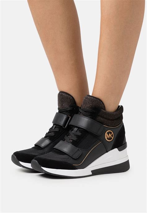 sale michael kors sneaker|Michael Kors high heel sneakers.